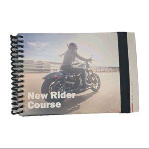 Harley Davidson New Rider Course "Roadbook" Booklet - Excellent Used Condition